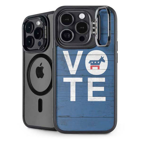 Vote Democrat iPhone 16 Pro Kickstand Case